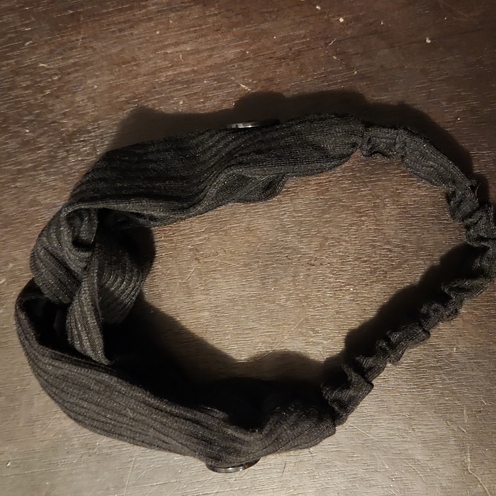 Black mask head band